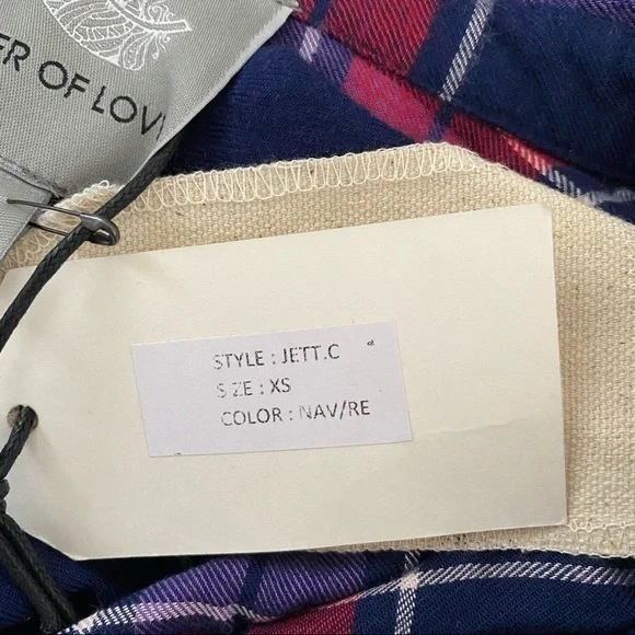 Summer Of Love Jett Check 100% Cotton Plaid Shirt - Picture 9 of 16